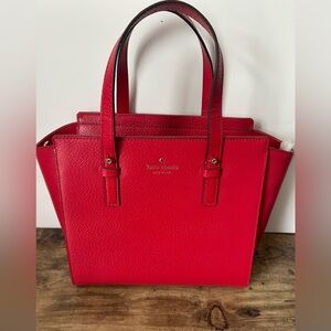 Kate Spade Hot Chili Leather Handbag